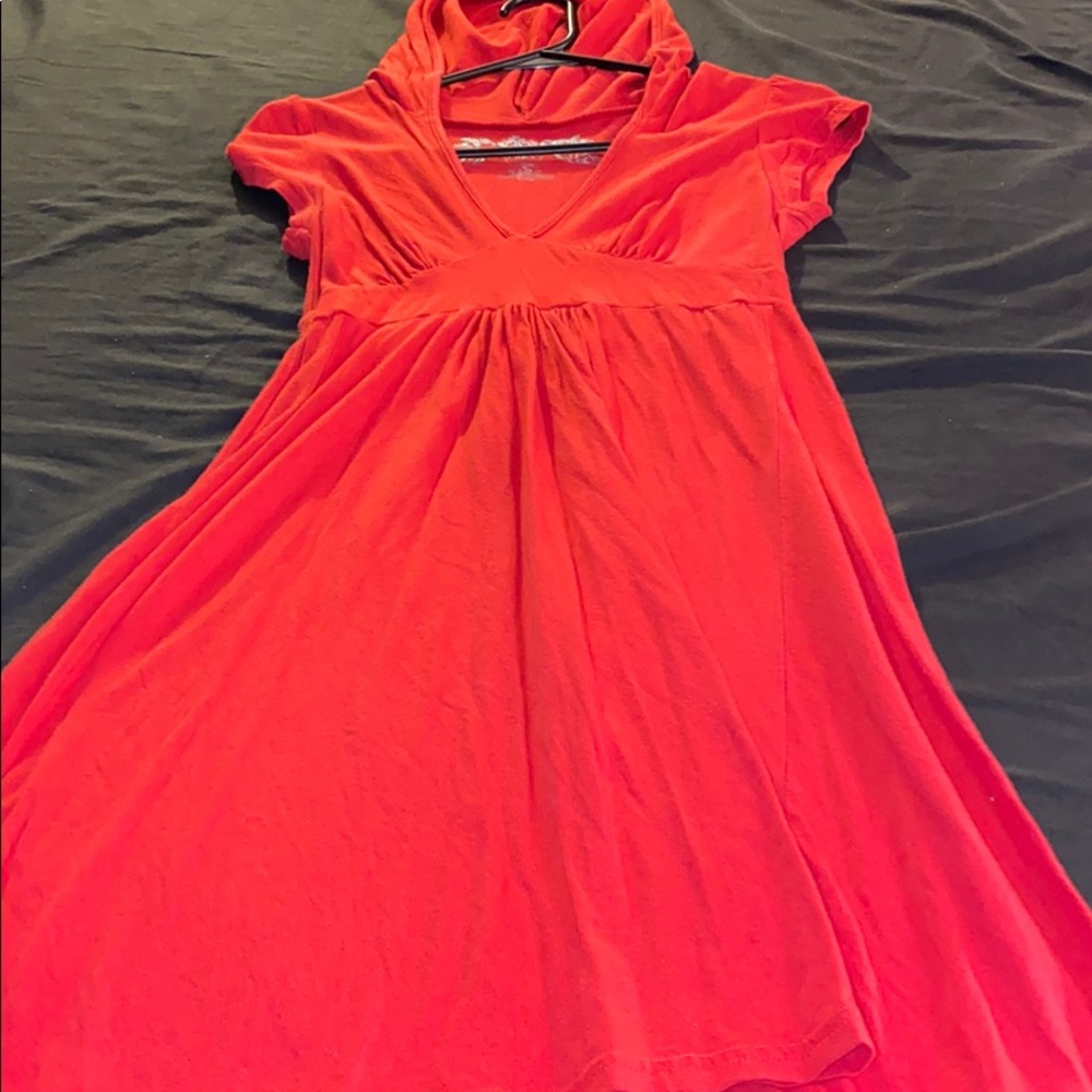 Red dress